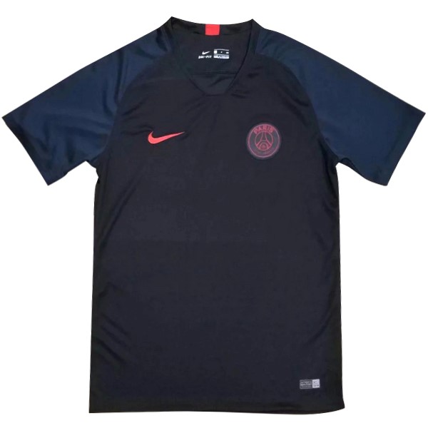 Trikot Trainingsshirt Paris Saint Germain 2018-19 Schwarz Rote Fussballtrikots Günstig